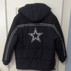 Men's Reebok Navy/Black Cowboys Stadium Coat